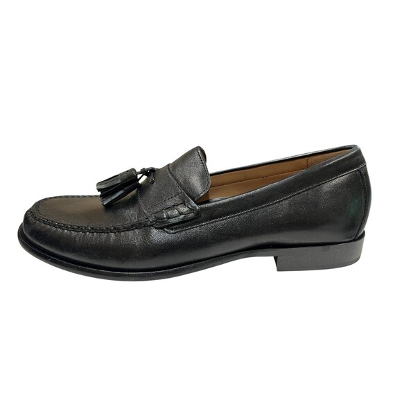 Cole Haan Men\'s Black Leather Pinch Handsewn Tassel Loafer  Size 9.5  NIB No Lid main image 4
